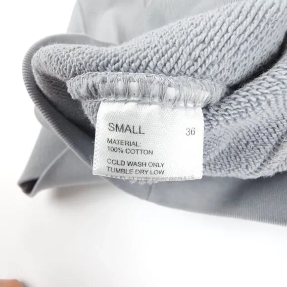 NWT Lady White Co Super Weighted Hoodie Foggy Gray Sweatshirt Minimal Athleisure